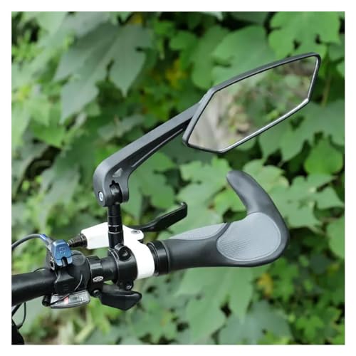 Espejo retrovisor de ciclismo con soporte de montaje y lente ajustable 6