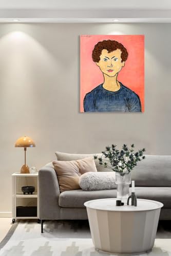 Henri Matisse Portrait avec un pull Impression sur Toile de Qualité - 5