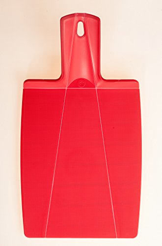 Kochblume Falt-Schneidbrett S mit Klappfunktion | Spülmaschinenfest | BPA-frei | Rutschfest & messerfreundlich | Farbe: rot
