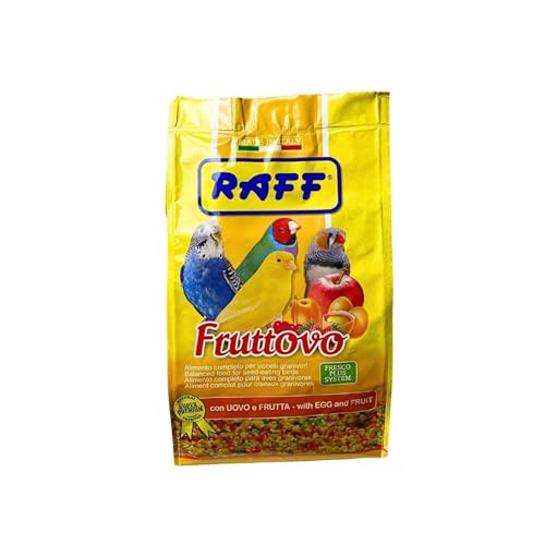 RAFF Fruttovo 400g Bird Food Fruit Blend – Daily Supplement for Canaries, Finches and Budgerigars, Food for Small Birds, Offering Essential Nutrients to Enhance Their Seed-Based Diet