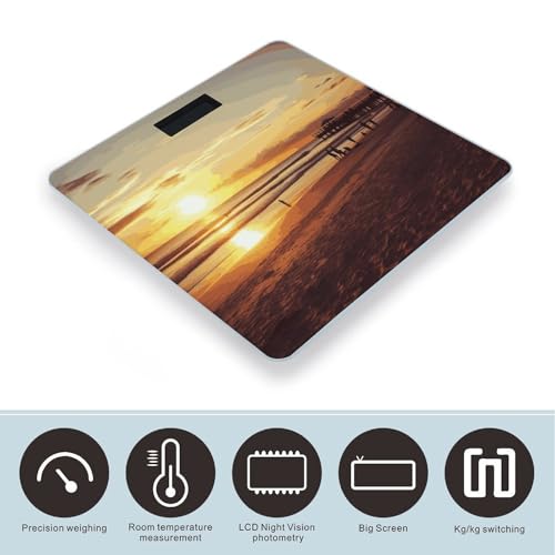 Báscula Digital Sunset Beach para Baño y Peso Corporal miniatura 3