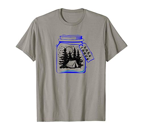 Retro Vintage Lake Tahoe Souvenir Camping T-Shirt
