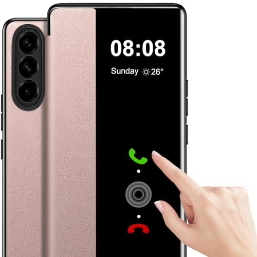 Coque Samsung A57 pour Sorties Étui Portefeuille Rose