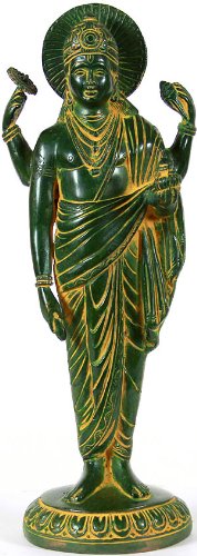 Dhanvantari médecin des dieux, symbole d'immortalité en laiton pour protéger vos proches