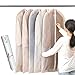 LIBRNTY Sacchi ​Porta Abiti per,Custodia Porta Abiti,PEVA Lavabile Buste per Abiti,Copertura Vestiti con Cerniera,Custodie Copri Abiti per Smoking,Giacca(5pezzi/60X140cm+10pezzi gratuiti/60X120cm)