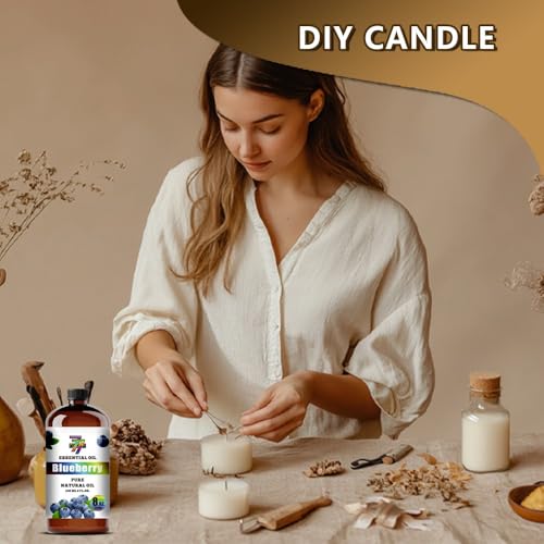 Image of Blueberry Essential Oil for Diffuser DIY Candles Soap Cleaning 8 oz