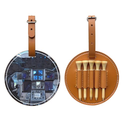 WXXWXD Cabin of the Future Printed Golf Tee Storage Bag - Portable Storage, Easily Organize Tees