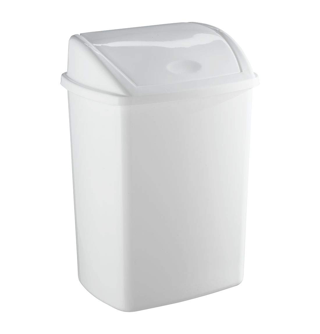 Unbekannt Poubelle Push Plastique 26L Blanc