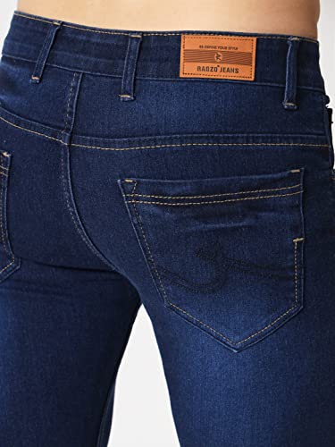 Image of RAGZO Jeans Pant for Men Slim Fit Stretchable Casual Look Breathable Fabric