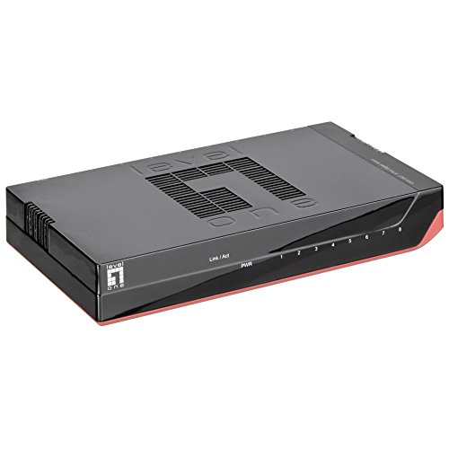 Switch 8 ports RJ45 LevelOne 0807 idéal pour connecter le bureau et la maison en Gigabit