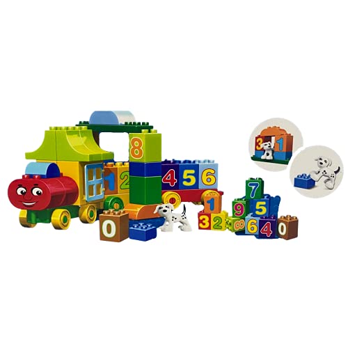 Blocos De Montar - Trem Dos Numeros - 50 Pcs - Marca Tudo
