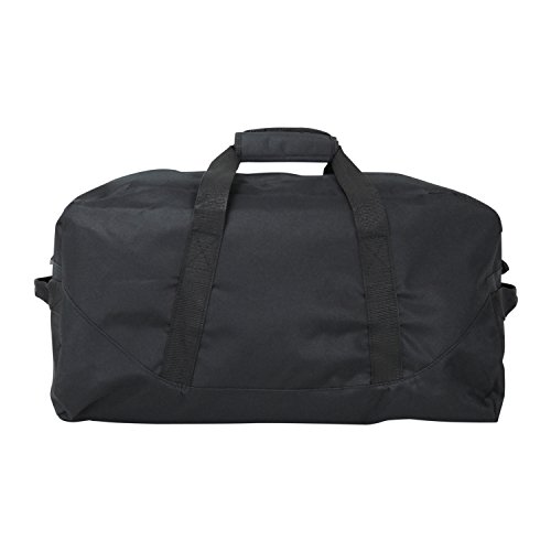 Image of DALIX 18 inch Two Tone Duffle Bag Medium Black Red Blue Gold Pink Purple Gray