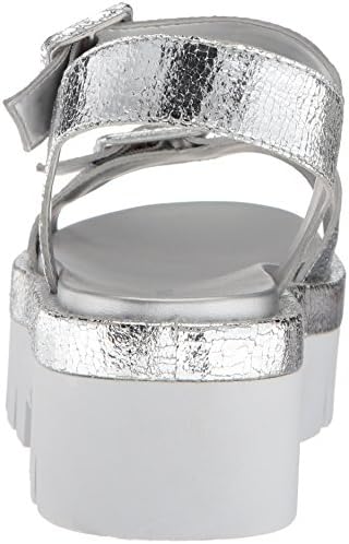 KENDALL + KYLIE Women's Wave Sandal, Silver, 7 M US | Image 2