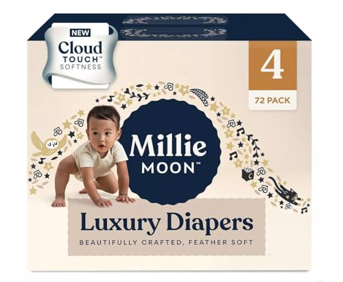Image of Millie_Moon Luxury_Diapers, (Size,4 72ct)