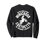 Nato per Fare Minicross Biker Bambino Divertente