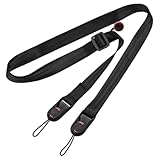 Tracolla per Fotocamera con Chiusura Rapida, Tracolla per reflex Fotocamera, Tracolla Fotocamera in Nylon Universale