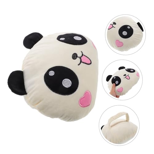 Almohada para reposacabezas de auto con diseño panda miniatura 7