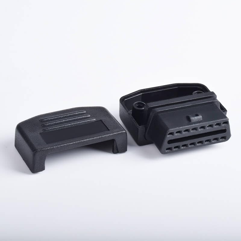 Automobile OBD2 Female 16 Pin Diagnostic Interface OBD Plug Shell OBDii Assembled Solder Type