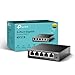 Price comparison product image TP-Link TL-SG105S 5 Port Gigabit Ethernet Network Switch, Ethernet Splitter 1 to 4, Network 4 Way Ethernet Hub, Desktop & Wall-Mounting, Sturdy Metal Case, Fanless, Plug & Play, Energy-Saving