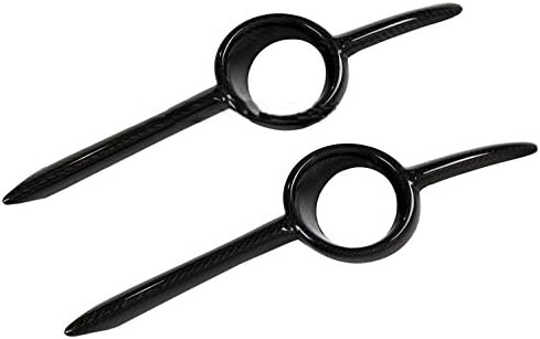 New Carbon Fiber Front Fog Light Cover 2PCS for Porsche Cayman 987 2006-2009