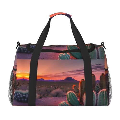 Sac de sport noir avec motif original pour fitness et voyage One Size