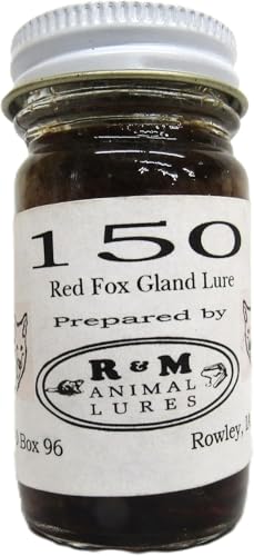 150 Red Fox Gland - R&M Lures 1 oz Jar Trapping Supplies
