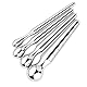 NURCIX Edelstahl Harnröhren Dilatatoren Metall Penis Plug Urethral Dilator Katheter Harnröhren Stimulation Harnröhrensonden Penis Masturbation Massage Prinzenzepter Sexspielzeug für Männer(S)
