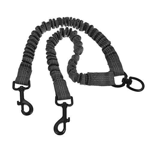 Toddmomy Reflective Double Dog Leash for Pets Heavy Duty Pet Leash Lightweight Design for Outdoor Use for Walking and Training