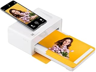 KODAK Dock Plus 4PASS Instant Photo Printer (4x6 inches) + 10 Sheets