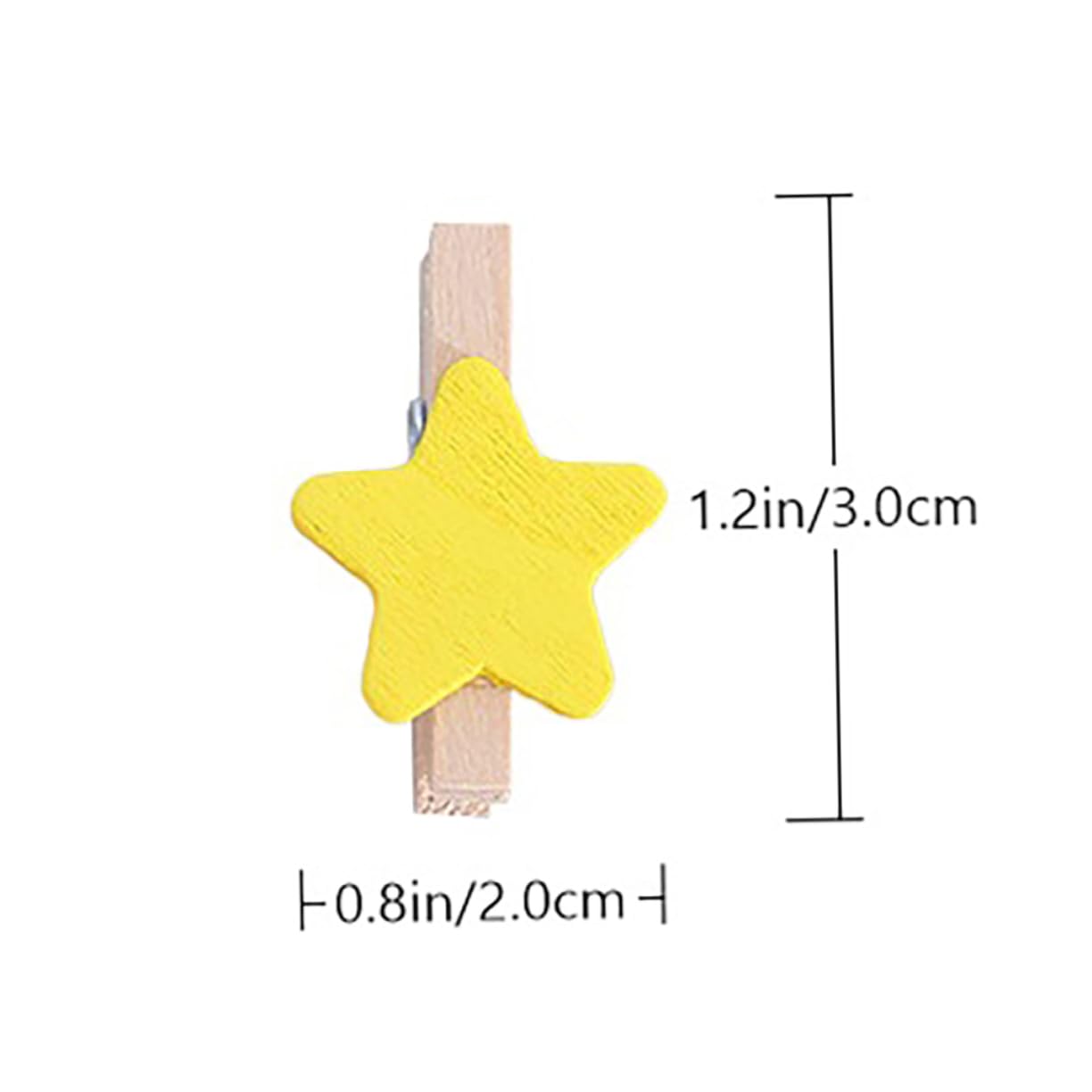 Cabilock 57Pcs Decorative Clips with Rope and Non Marking Nails for Photo Wall Decor Craft Projects and Holiday Parties