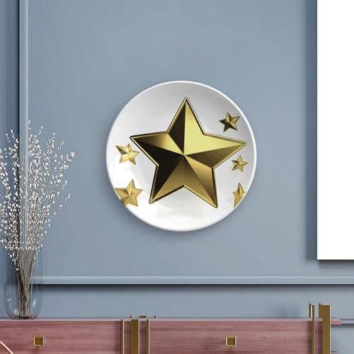 Plato Decorativo de Porcelana 7 pulgadas con Soporte miniatura 5
