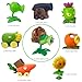 ZESTAR Plants and Zombies Toys Figures vs Peashooter Party Favors Birthday Decorations Supplies Plushies Sets Playset Series 2 PVZ Games Gift Box Zomboss Gargantuar Storage Box and map