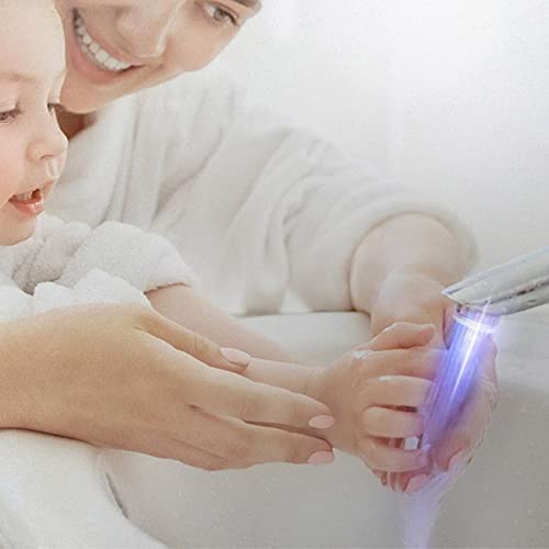 Image of SNOMYRS 7-Color Change Automatically LED Water Faucet Light - Color Changing Faucet Tap for Kitchen and Bathroom (7 Color-1PC)