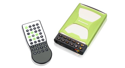 Boîtier multimédia IOGEAR GMD2025U vert et noir pour disque dur portable
