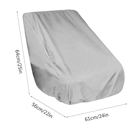 Yyqtgg Windy Chair Cover, Weather Resistance Tear Resistance 61 X 56 X 64Cm Patio Furniture Cover With 190 Silver Polyester For Outdoor Use #TOP6
