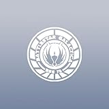 Wall Art Decoration Battlestar Galactica Emblem Logo Laptop Notebook Sticker Decal Home Decor Macbook Die Cut Wall White Car Vinyl Helmet Car