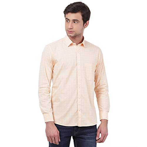 Image of TAHVO Men's Regular Fit Long Sleeves Cotton Formal Shirt