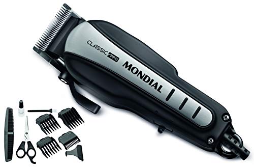 Cortador de Cabelos Classic Pro, Mondial, Preto/Inox, 10W, 110V - CR-03