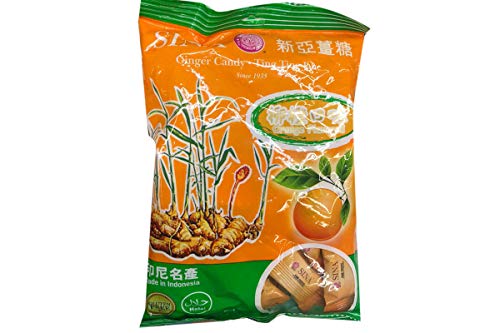 Sina Ginger Candy Ting Ting Jahe (Orange Flavored) - 4.4Oz (Pack Of 2) -Cl #TOP4