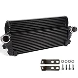 New High Performance Front Mount Intercooler Compatible For BMW F01/06/07/10/11/12 Black