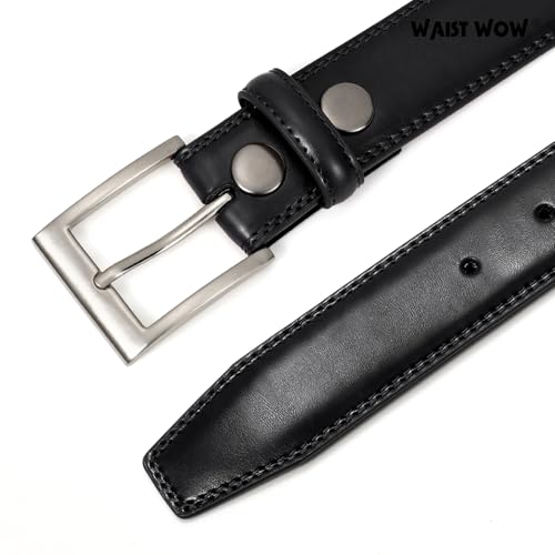 Men's Casual Genuine Leather Belt, Classic Handmade Dress Belts, Every Day Jeans Belt for Men Work Business2