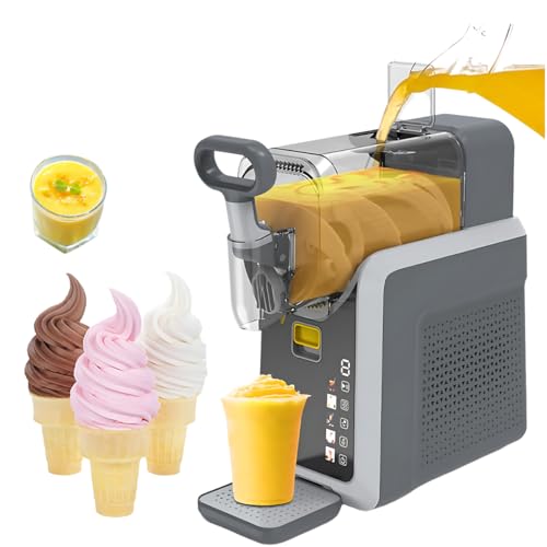 Granizadora, 150W Granizadora, 2L Gran Capacidad Granizadora Profesional de Bebidas Congeladas, Batidora de Smoothies- con Pantalla Táctil LCD y Bandeja de Goteo Extraíble para Frappés, Batidos