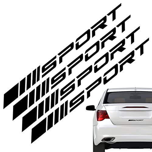roda para jantes carro | SPORT Adesivos para Auto | Emblema para-choque com listras reflexivas veícu
