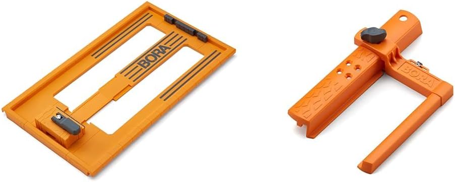 BORA NGX Saw Plate RT Circular Saw Guide, For Straight Cuts, designed for use with Bora NGX and WTX & Jigsaw Guide For WTX or NGX Clamp Edge. Use for making Straight Cuts & As A Steady Guide