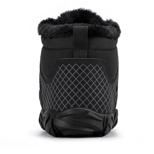 Image of Snow Boots for Women Winter Warm Fuzzy Non Slip Ankle Boots