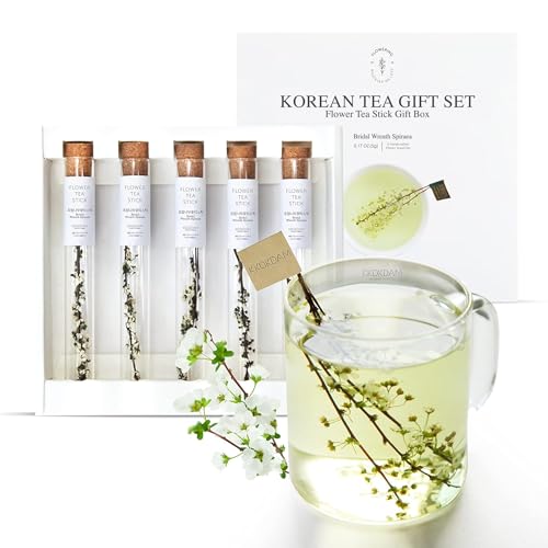 Image of KKOKDAM Premium Flower Tea Stick Collection (Single Bridal Wreath (5 Sticks))