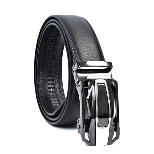 WildHorn Men's Genuine Leather Belt for Men| Premium Auto-Lock Bu...