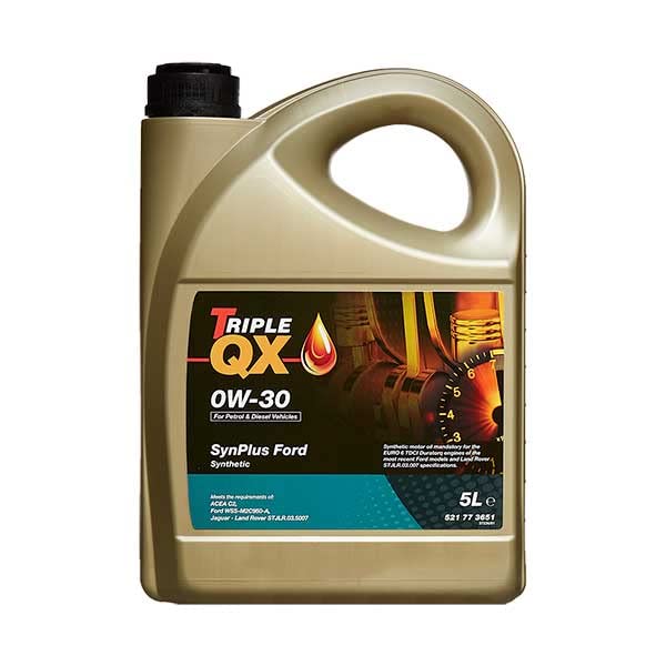 Triple QX 521773651 SynPlus 5L Engine Oil 5 Litre 0W30 M2C 950A Fully Synthetic