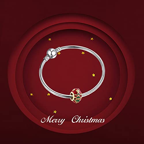 Image of Christmas Elf Deer Gingerbread Man Penguin Sweet Candy Charm for Pandora Bracelet