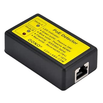 PoE Detector, RJ45 PoE Tester for IEEE 802.3af/at, 24V/48V/56V Passive Detection